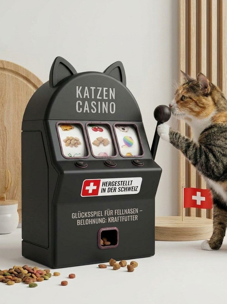 Katzen Casino Nachtschwarz