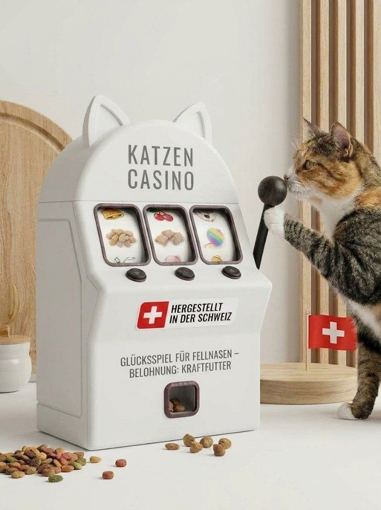 Katzen Casino Schneeweiss